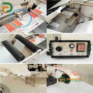 Máy Dán Decal Chai Tròn Bán Tự Động Có In Date ( ĐGĐP-119)