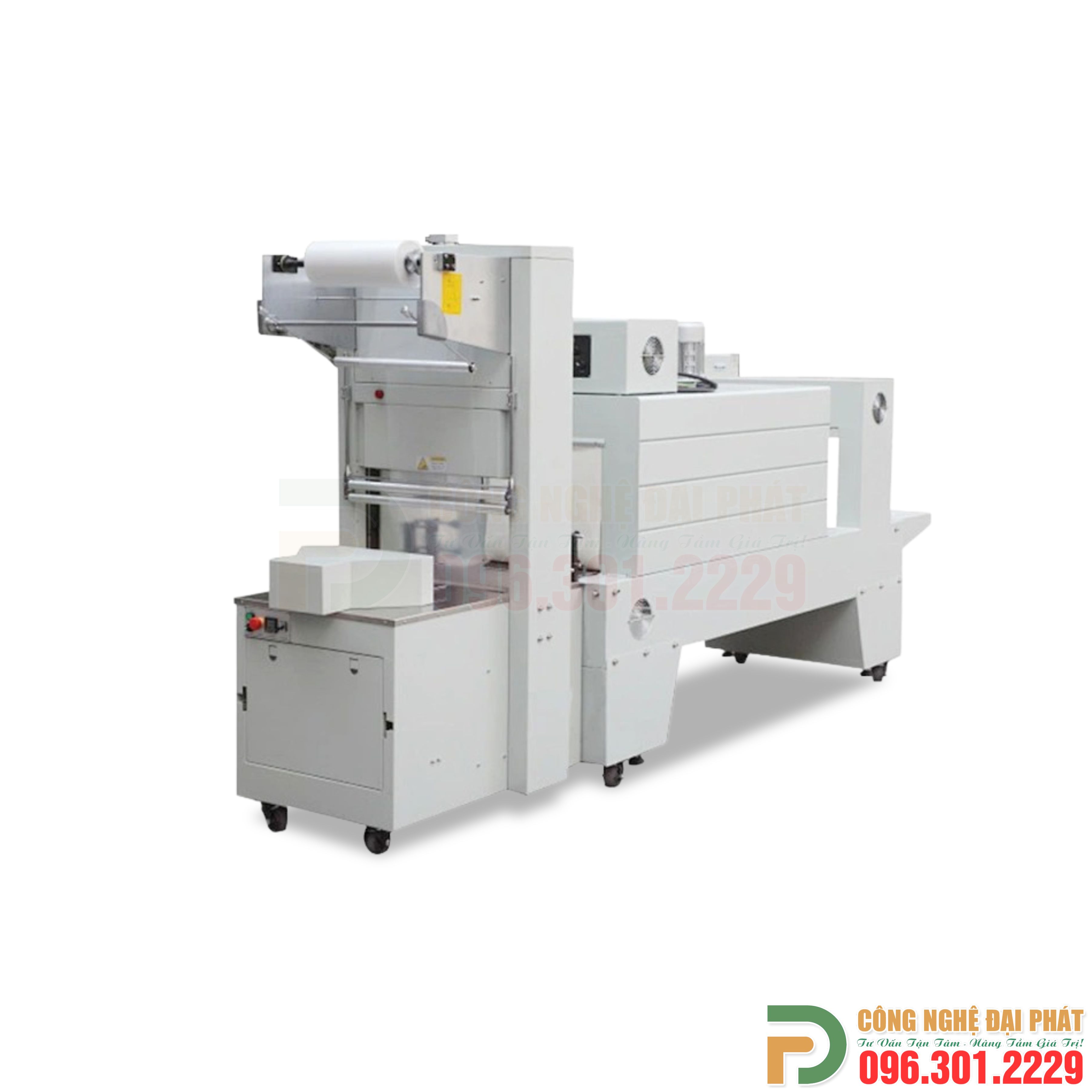 Máy co cắt màng lốc chai bán tự động (ĐGĐP-E28)